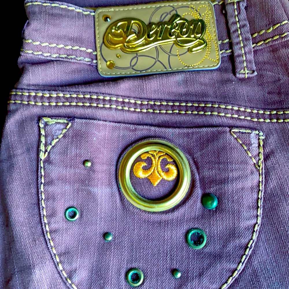 Beyoncé Vintage Dereon Jeans! Size 9/10  Plum  perfect for fall vintage HOT!